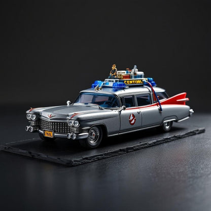Cadillac Miller-Meteor 1959 Ecto-1 Ghostbusters YS - Premium 1:64 Scale Diecast Model Car