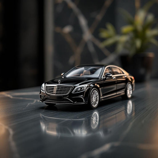 Mercedes-Benz S Class Wald Black - Premium 1:64 Scale Diecast Model Car