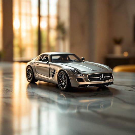 Mercedes-Benz AMG GT SLS C63 CHASE - Premium 1:64 Scale Diecast Model Car