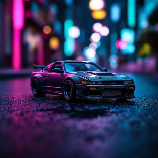 Nissan Silvia S13 S15 VERTEX CHASE - Premium 1:64 Scale Diecast Model Car