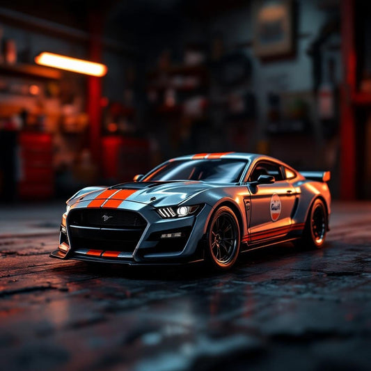 Ford 2020 Shelby GT350- Gulf Oil 30460 - Premium 1:64 Scale Diecast Model Car