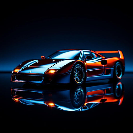 Ferrari F40 Widebody Star - Premium 1:64 Scale Diecast Model Car