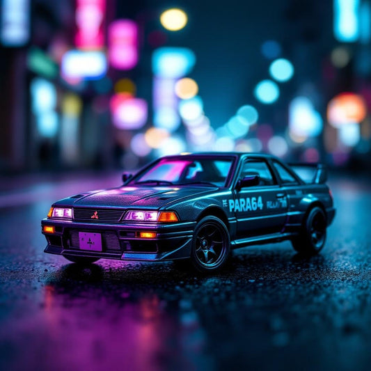 Mitsubishi Galant VR-4 Rally PARA64 - Premium 1:64 Scale Diecast Model Car