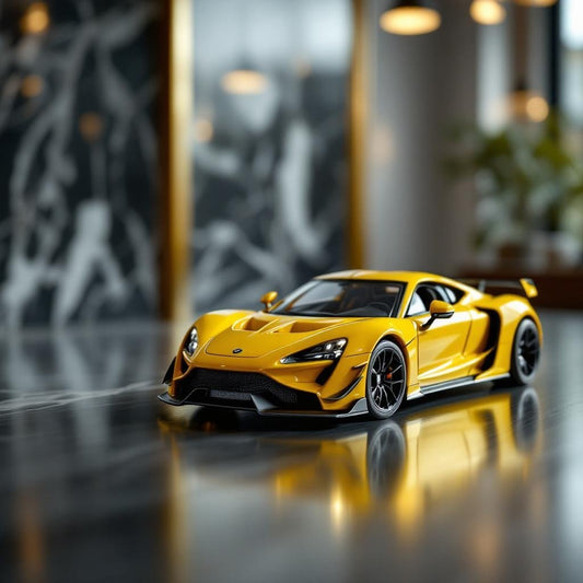 GT Evo Yellow - Premium 1:64 Scale Diecast Model Car