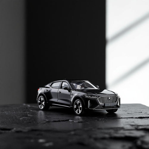 Explorer Black Plain Clothes 596Model - Premium 1:64 Scale Diecast Model Car