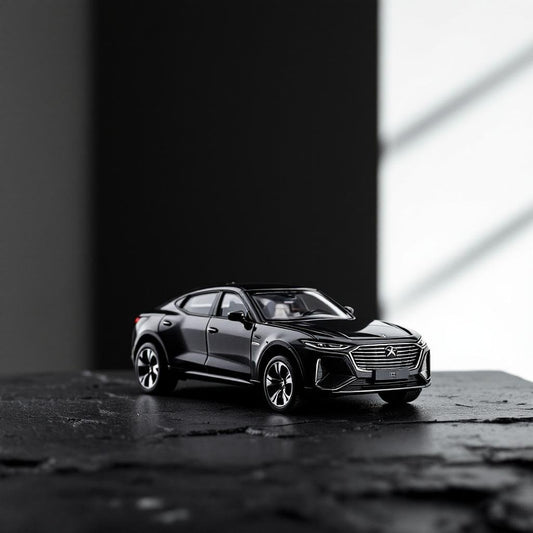 Explorer Black Plain Clothes 596Model - Premium 1:64 Scale Diecast Model Car