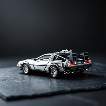 DeLorean DMC-12 Back to the Future MJ - Premium 1:64 Scale Diecast Model Car
