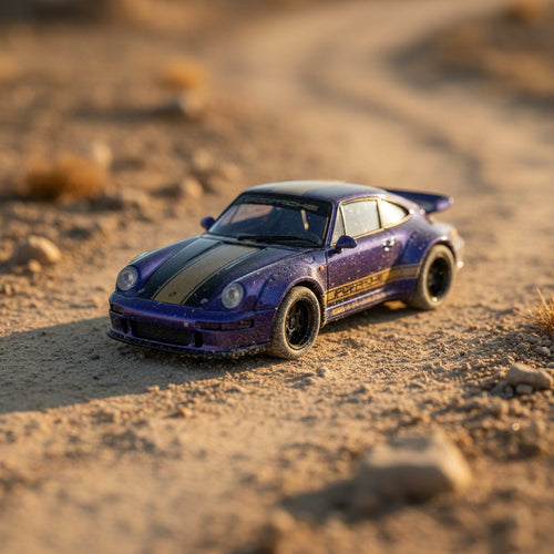 SW In Stock 1:64 RWB 993 Rotana Race Track  Diecast Diorama Car Model Collection Street Warrior - Premium 1:64 Scale Diecast Model Car