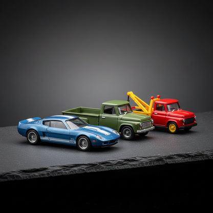 Plastic XCARTOYS Set SC01 1:64 - Premium 1:64 Scale Diecast Model Car