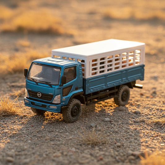 Toy Car XCARTOYS KaiRui Animal Transport Vehicle Truck 1:64 (Metal & Plastic Parts) Y44-01# - Premium 1:64 Scale Diecast Model Car