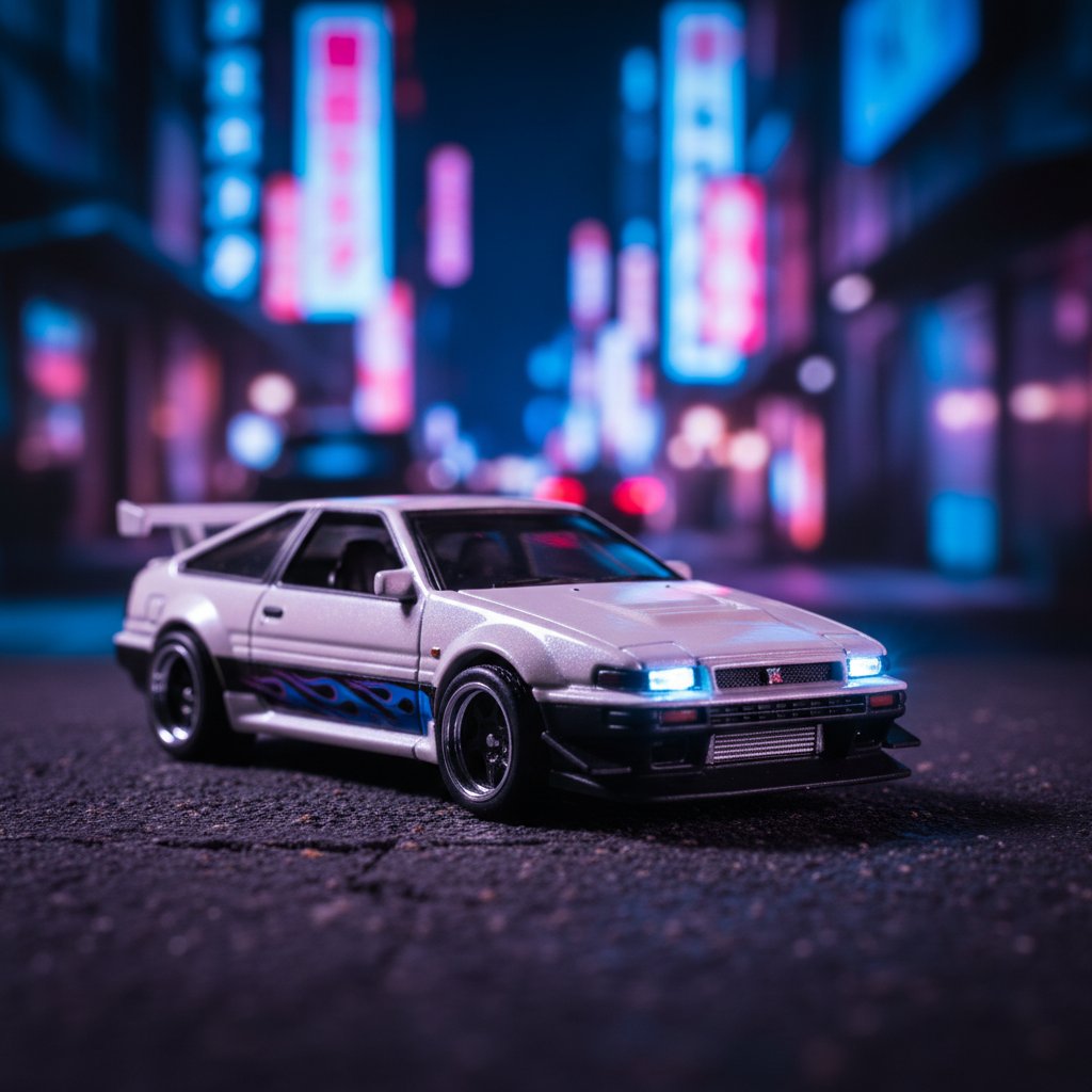 Maisto 1:64 Muscle Machines Car Alloy Miniature Diecast Model Ae86 Nissan Gt-R Toys Car Kid Gift ﻿ - Premium 1:64 Scale Diecast Model Car