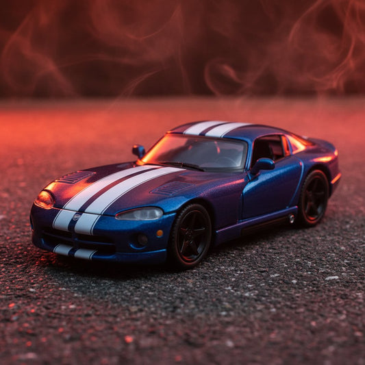GFCC 1:64 1996 Dodge Viper GTS Hardtop Die-cast alloy simulation car model toy - Premium 1:64 Scale Diecast Model Car