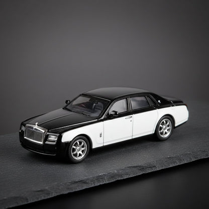 Pre-sale King Model 1:64 Ghost Black/White Die Casting Alloy Model Car - Premium 1:64 Scale Diecast Model Car