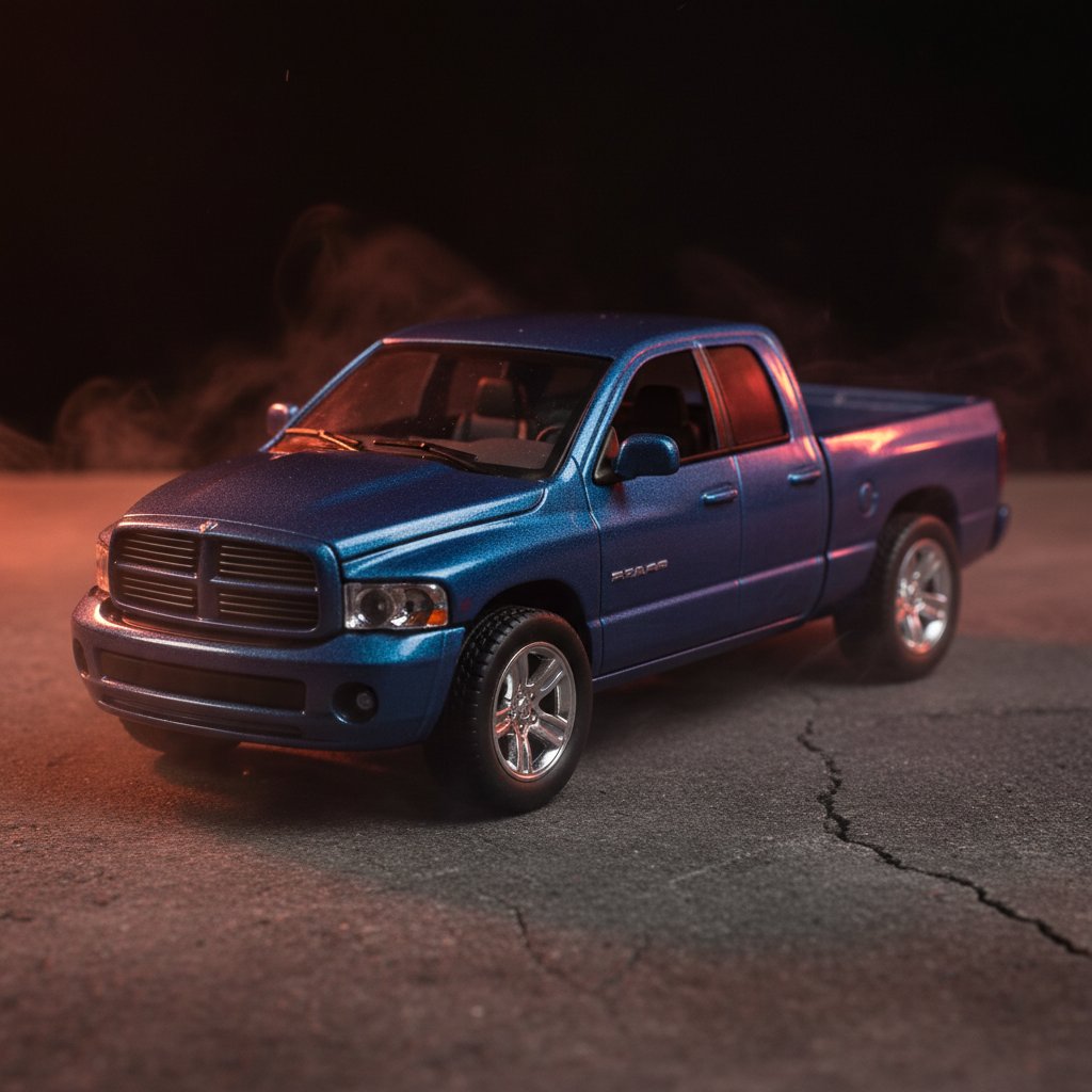 SHOOM 1:64 Dodge RAM SRT-10 Pickup truck Simulation die-cast alloy car model toy - Premium 1:64 Scale Diecast Model Car