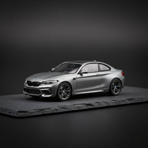 Howie Model 1:64 M2 G87 Gray Alloy Simulation Car Model Toy Collection Display Piece - Premium 1:64 Scale Diecast Model Car
