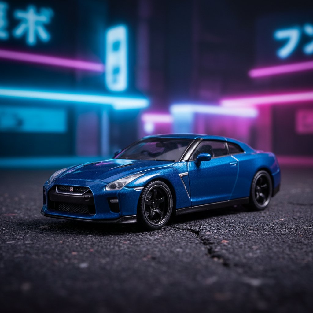 MJ 1:64 GTR supercar Collection decoration alloy car model - Premium 1:64 Scale Diecast Model Car
