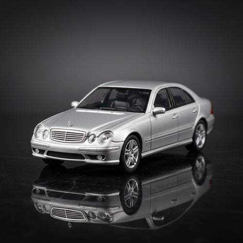MK MODEL 1:64 E63 W211 Classic Four Eyes Alloy Car Model Collection Ornament - Premium 1:64 Scale Diecast Model Car