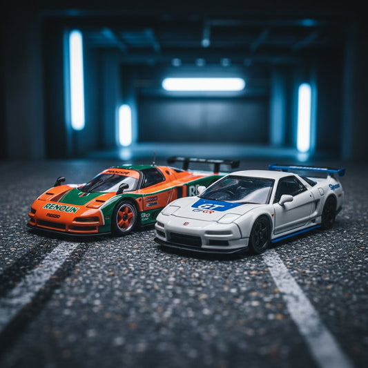 POP RACE 1:64 Mazda 787B 24 Hours of Le Mans Winner Honda NSX R GT Spoon Alloy Car Model PR640310 PR640301 - Premium 1:64 Scale Diecast Model Car