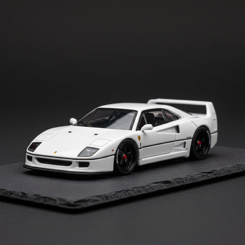 [PreSale] Star Model 1:64 LBWK F40 LB-Works Widebody White Diecast Model Car - Premium 1:64 Scale Diecast Model Car
