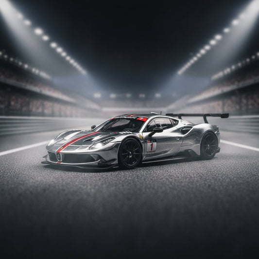 BBR64 BBR 1:64 296 GTB Giulia GTA MC12 Competizione #1 Vitaphone Racing  Daytona SP3 812 Diecast Model Car - Premium 1:64 Scale Diecast Model Car