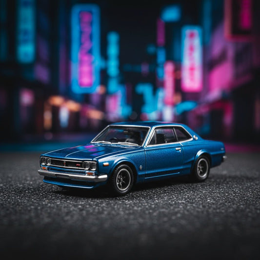Toy Car PopRace Xcartoys Skyline C210 1:64 (Metal & Plastic Parts) S9-05 - Premium 1:64 Scale Diecast Model Car