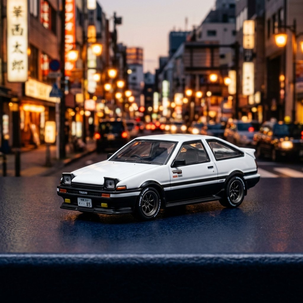 Toyota Sprinter Trueno AE86 Tarmac Works 1:64 Scale Diecast Model Car