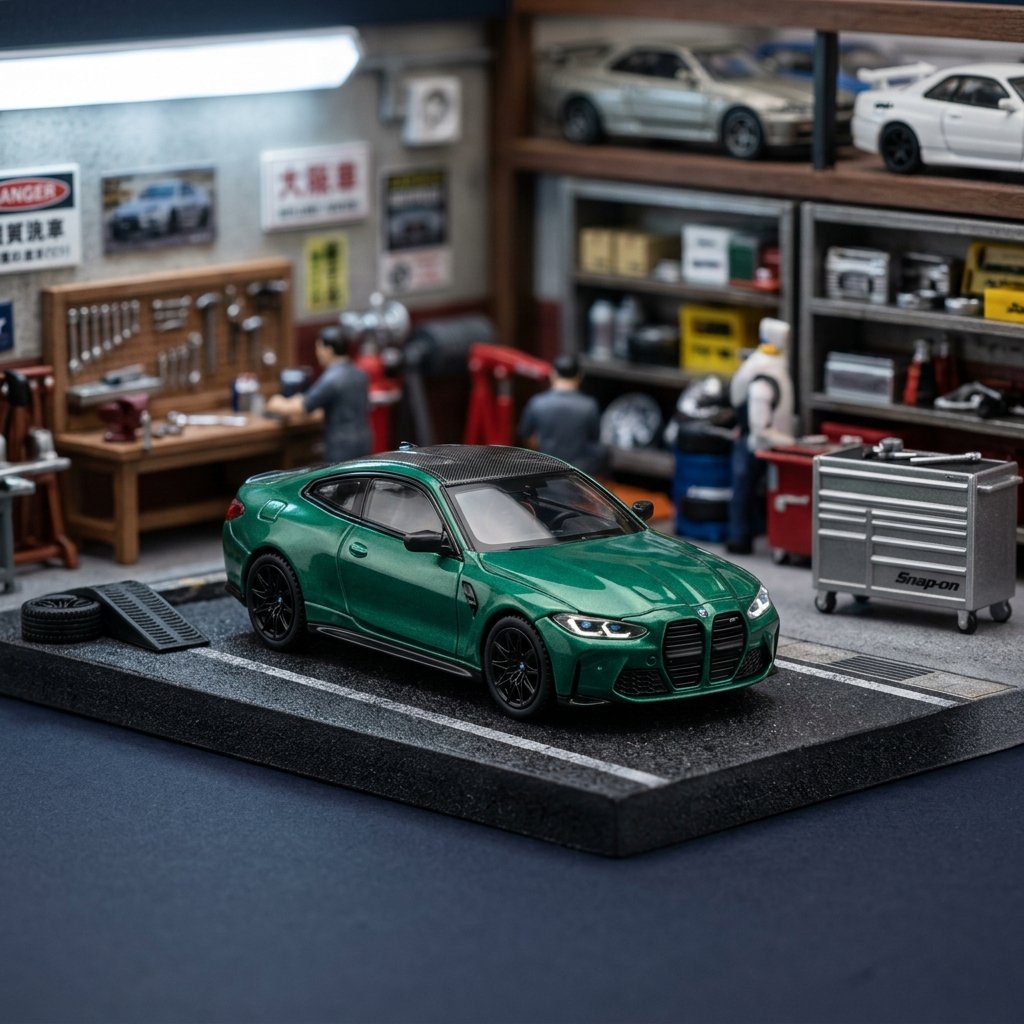 BMW G82 M4 Diorama Street Weapon 1:64 Diecast