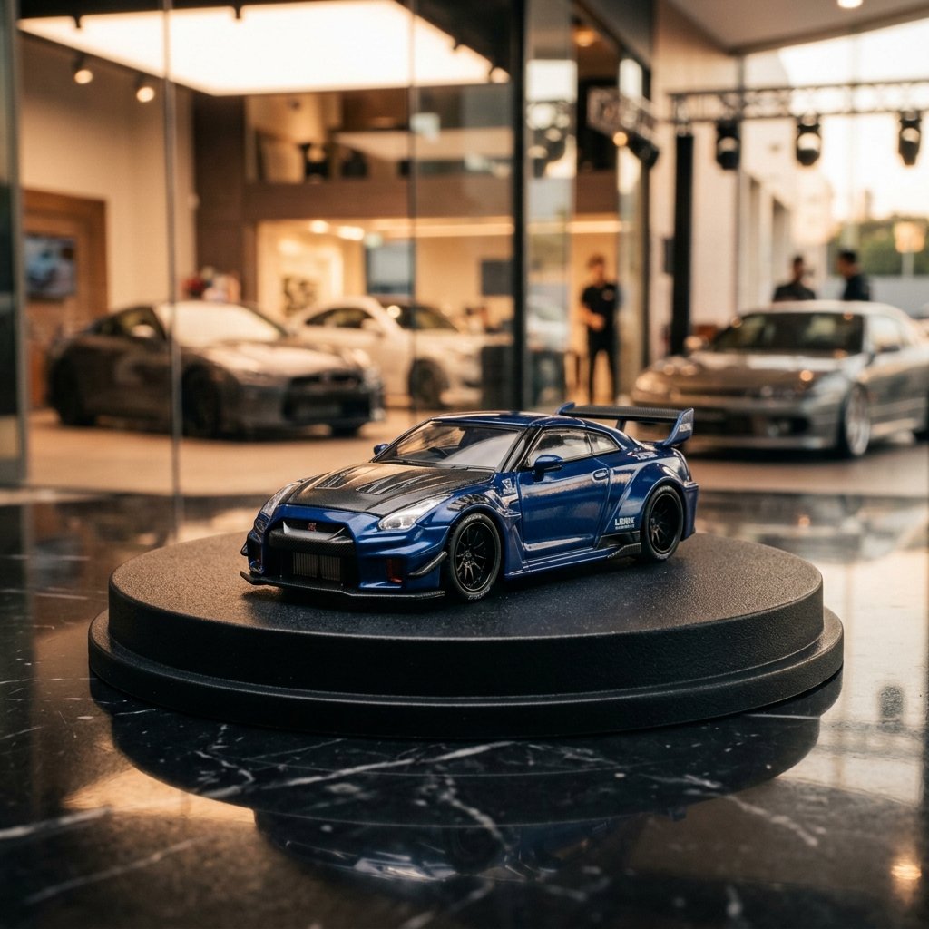 Nissan GT-R R35 35GT-RR LBWK 1:64 Diecast