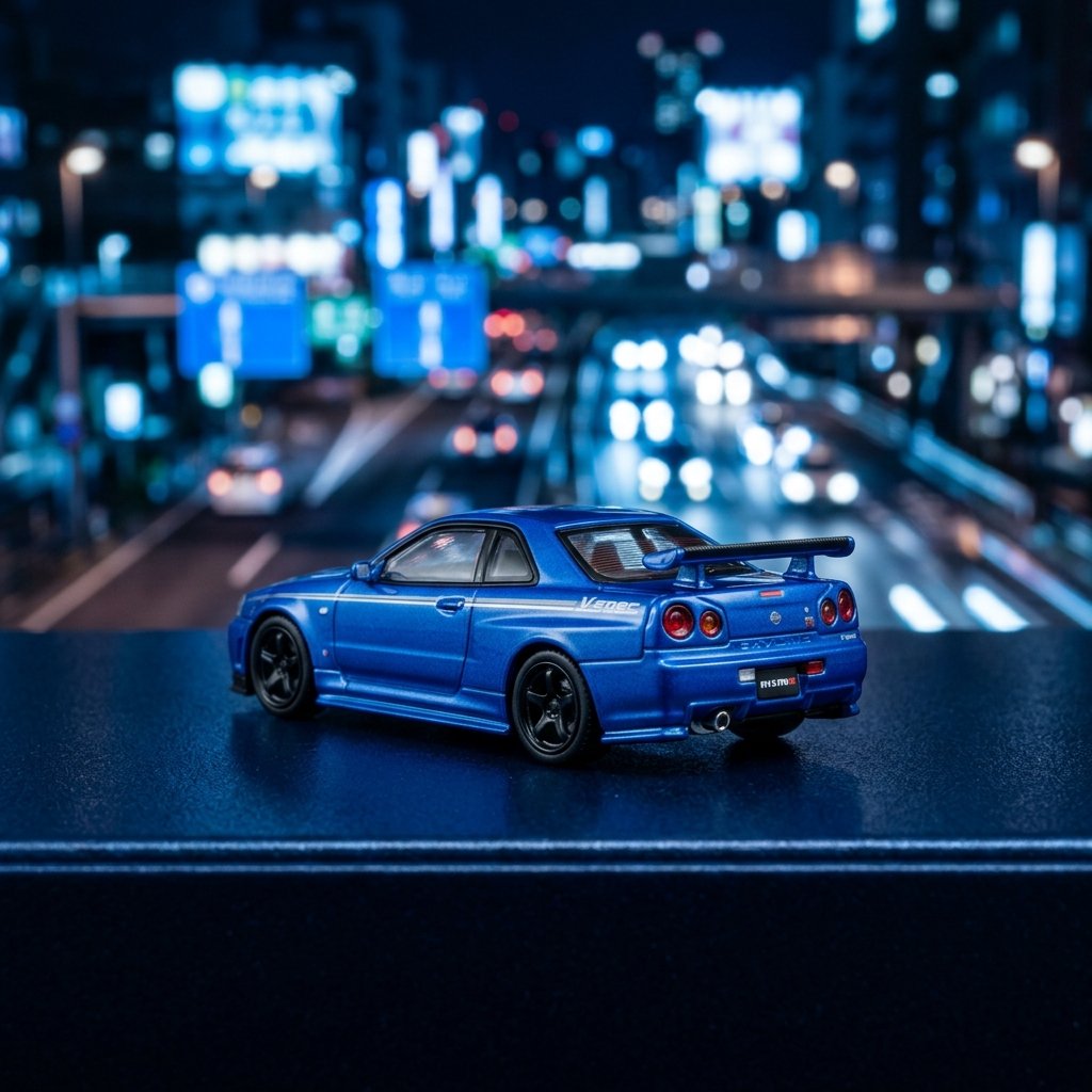 INNO64 Nissan Skyline GT-R R34 Spec 1:64 Diecast