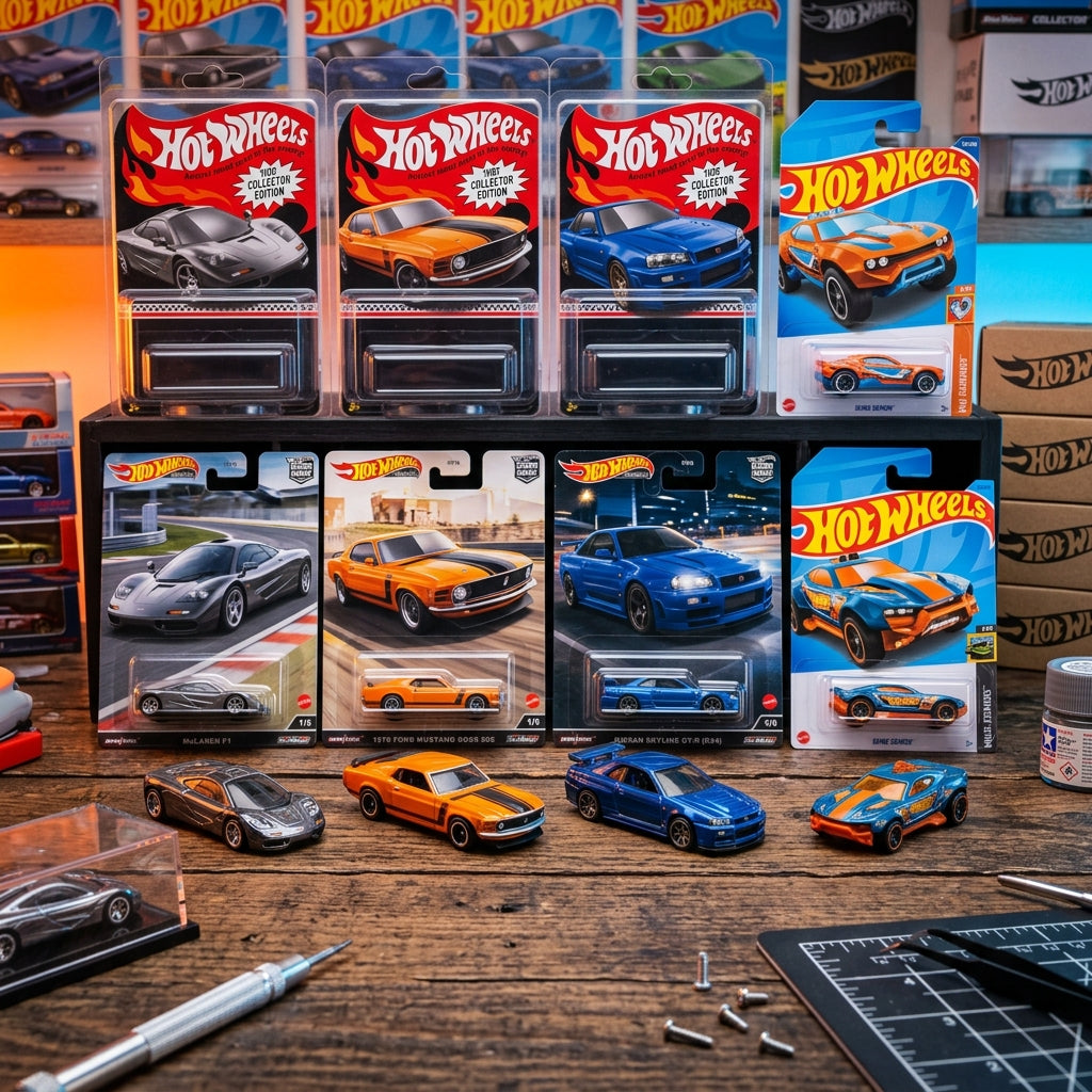 Hot Wheels Collector Diecast - Car Culture, Elite 64 and Premium Series