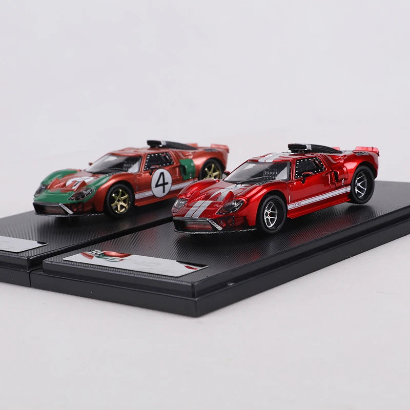 Rm 1 64 Gt40 Racing Openable Magnetic Engine 1:64 Diecast