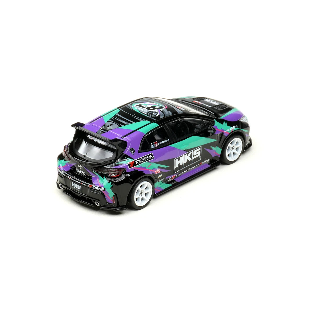 Toyota HKS GR Corolla Tarmac Works 1:64 Scale Diecast Model Car