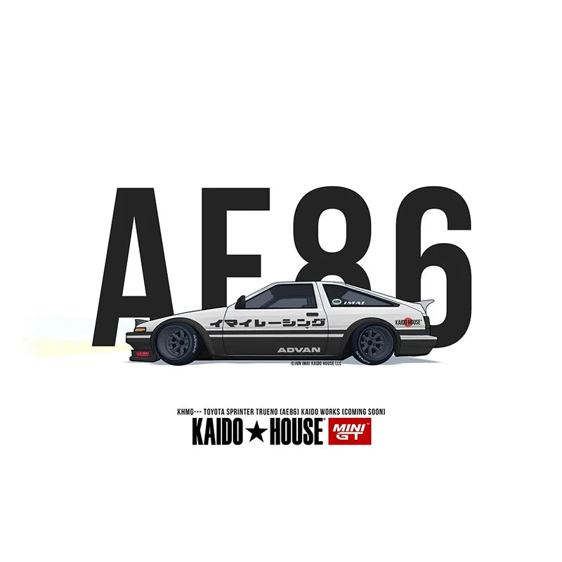 Kaido House Toyota Sprinter Trueno AE86 IMAI Racing V1 1:64 Diecast