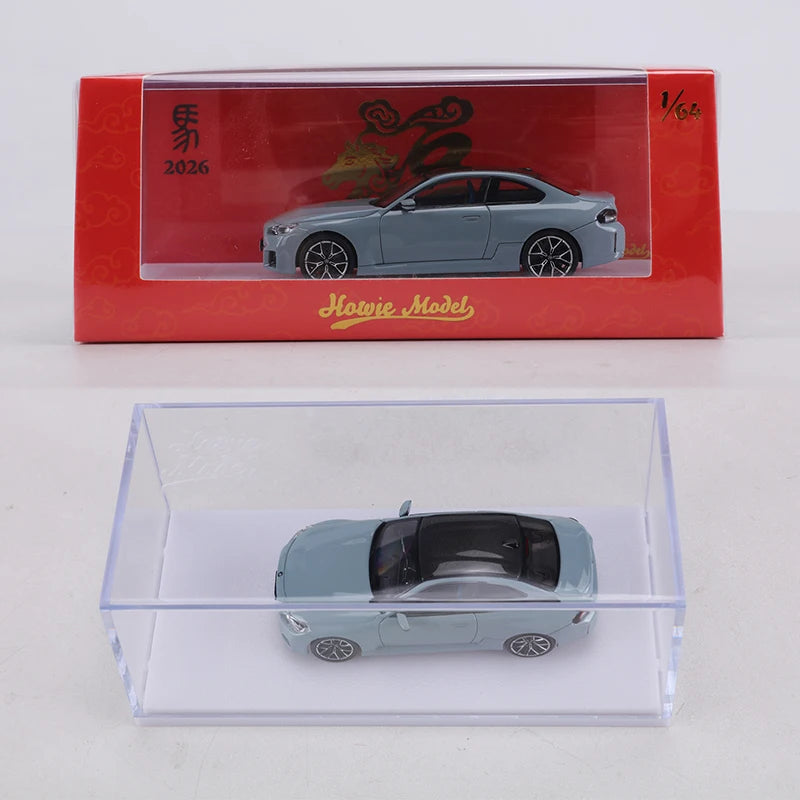 Howie 1 64 M2 G87 Gray Display Piece 1:64 Diecast