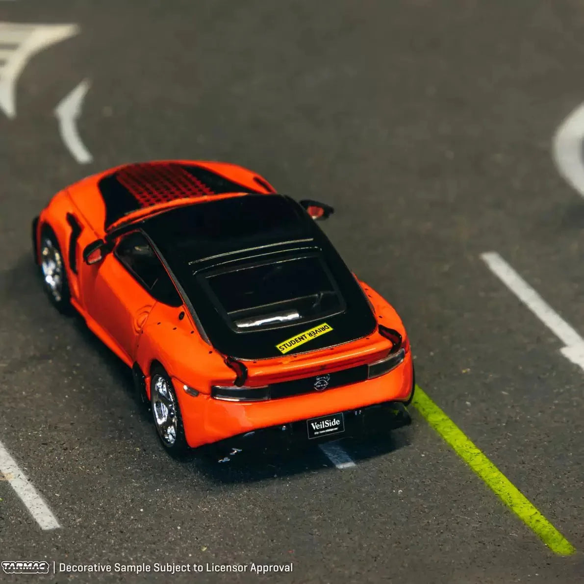 Tw 1 64 Nissan Veilside Ffz400 Fairlady Z Orange Tarmac 1:64 Diecast