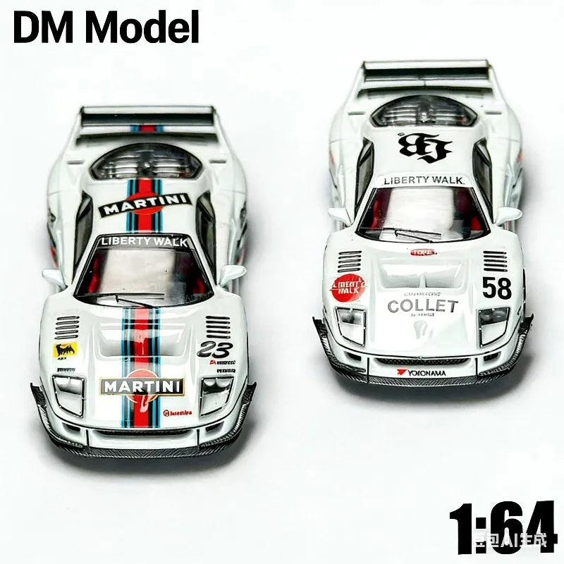 Ferrari F40 LBWK #58 Martini DM Model 1:64 Diecast