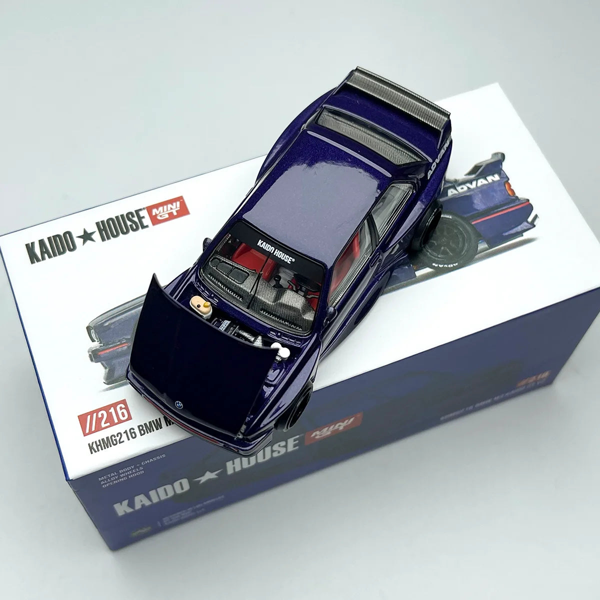 Kaido House BMW M3 E30 Advan 1:64 Diecast