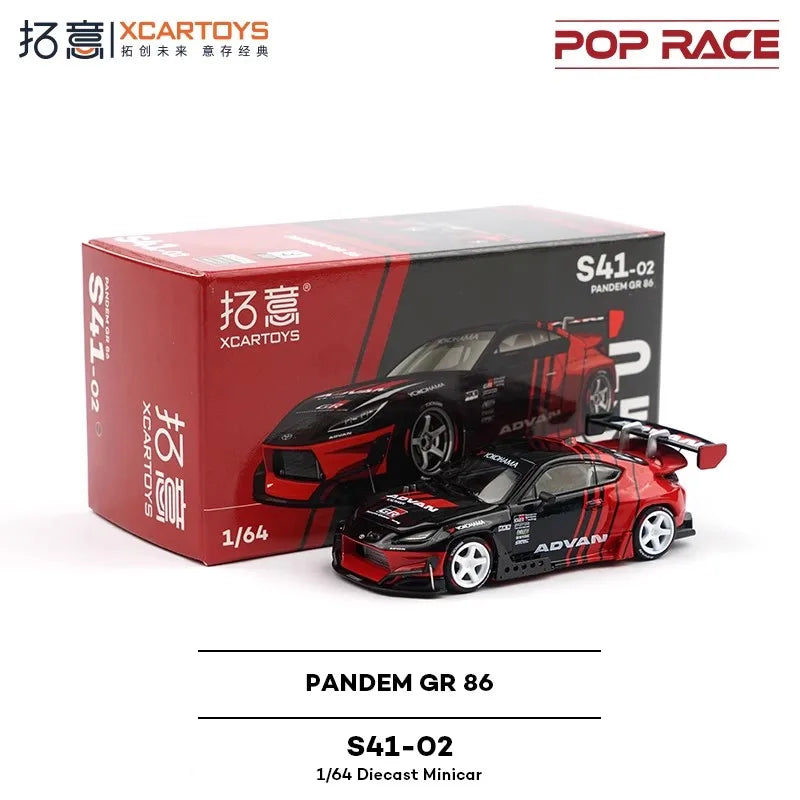 Pop Race Pandem GR 86 GR 86 1 64 Metal Plastic Parts 1:64 Diecast