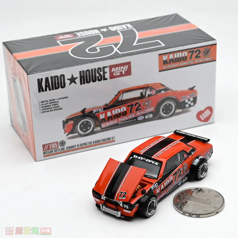 MINI GT Nissan Skyline 2000GTR Kaido House 1:64 Diecast