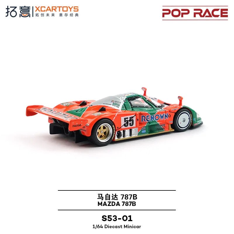 Pop Race Mazda 787B 1991 Le Mans Champion 1:64 Diecast