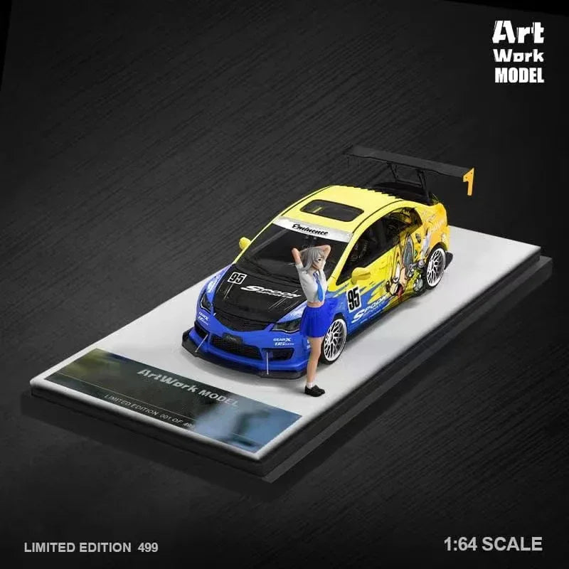Honda Civic FD2 Art Work TM Model 1:64 Diecast