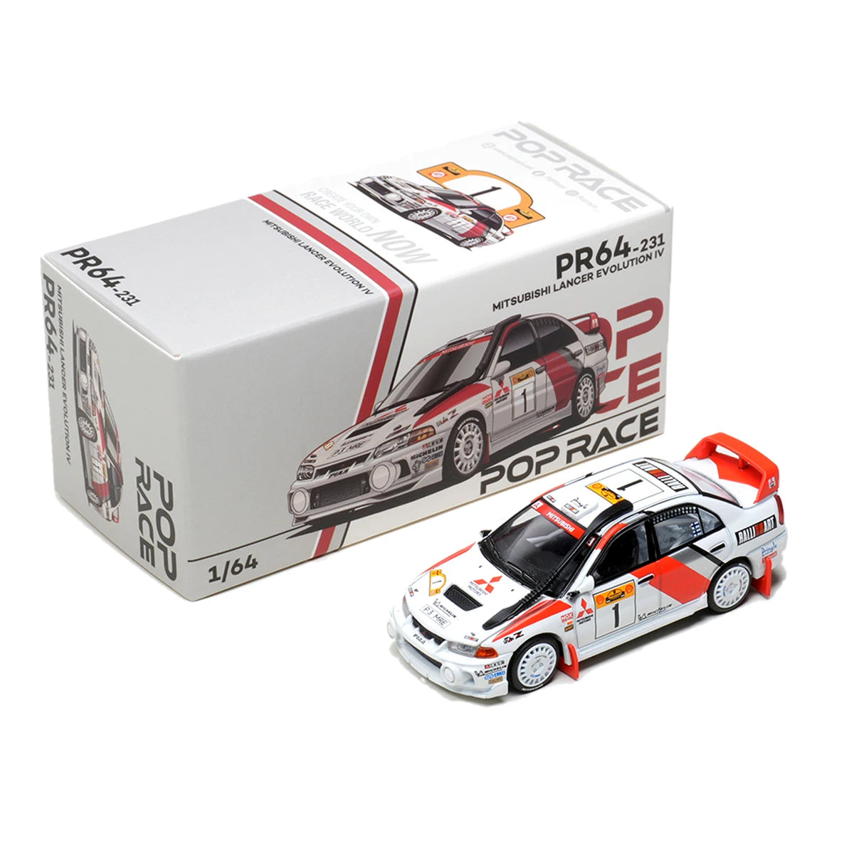 Pop Race 1 64 Clk GT-R D2 GT-R R32 Kpgc10 1:64 Diecast
