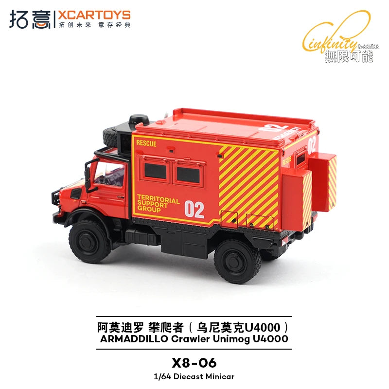XCARTOYS Crawler U4000 1 64 Metal Plastic Parts X8 06 1:64 Diecast