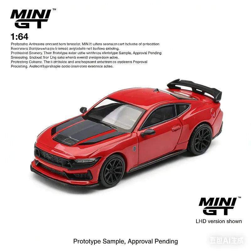 MINI GT Ford # Mustang Dark Horse Race 1:64 Diecast