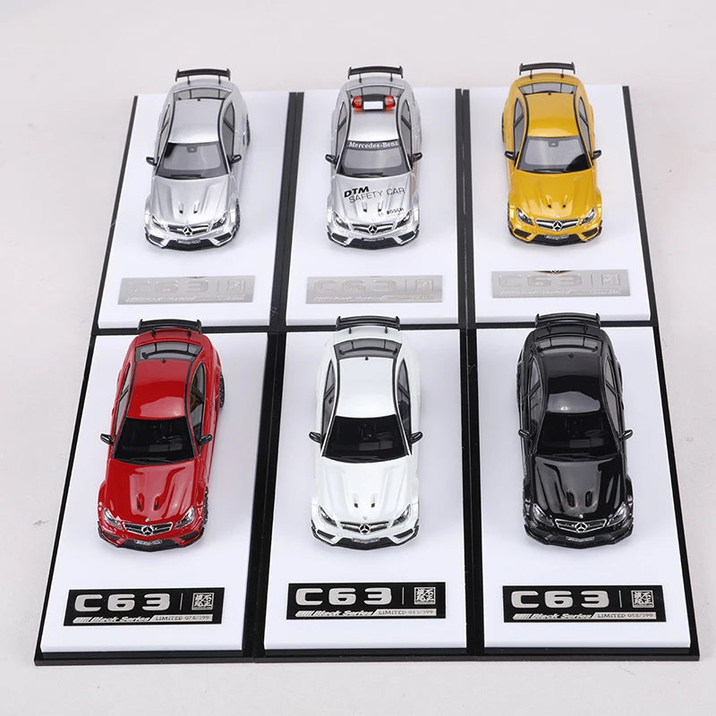 BUZHENG Mercedes C63 Resin Model 1:64