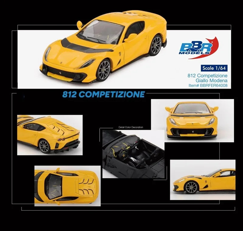 BBR 296 GTB / Daytona SP3 / 812 / MC12 1:64 Diecast