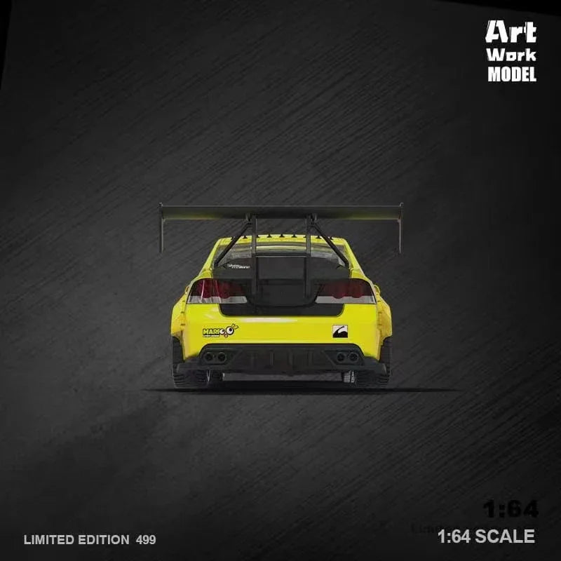 Honda Civic FD2 Art Work TM Model 1:64 Diecast
