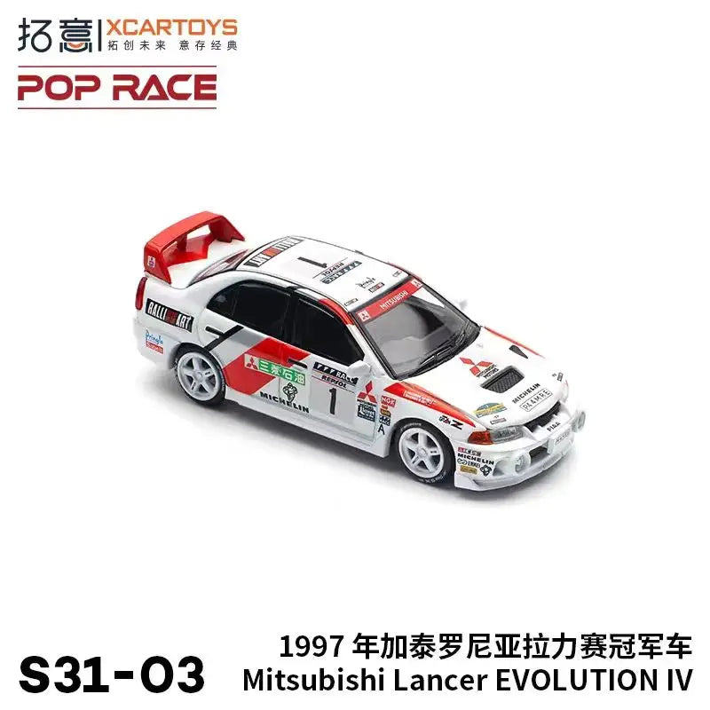 Pop Race XCARTOYS 1997 Lancer Evolution Iv 1 64 Metal Plastic 1:64 Diecast