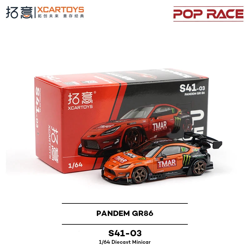 Pop Race Pandem GR 86 GR 86 1 64 Metal Plastic Parts 1:64 Diecast