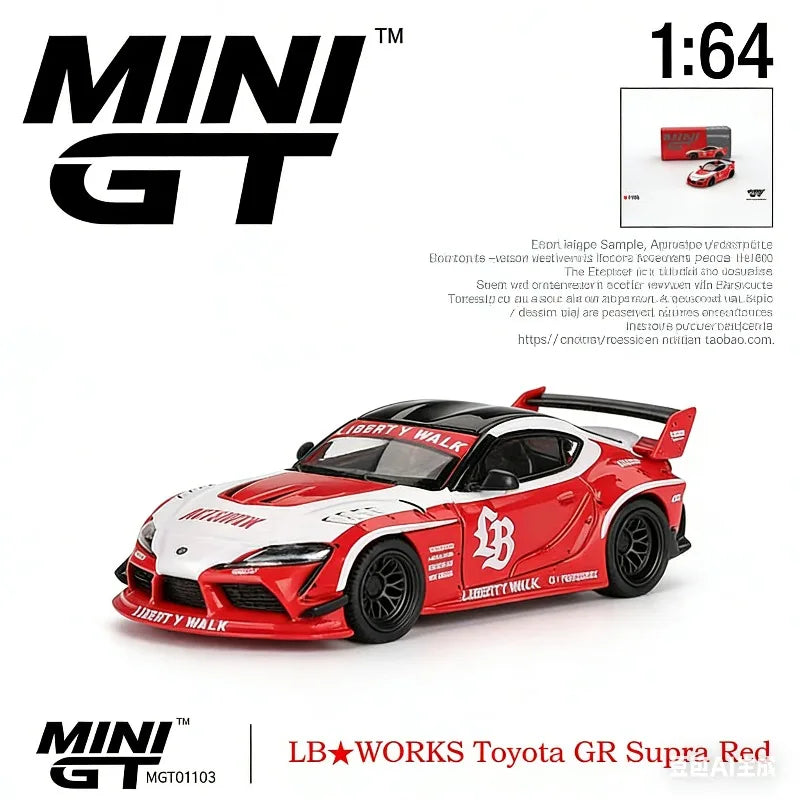 MINI GT MINI Cooper MINI Toyota Supra GR Supra 1:64 Diecast